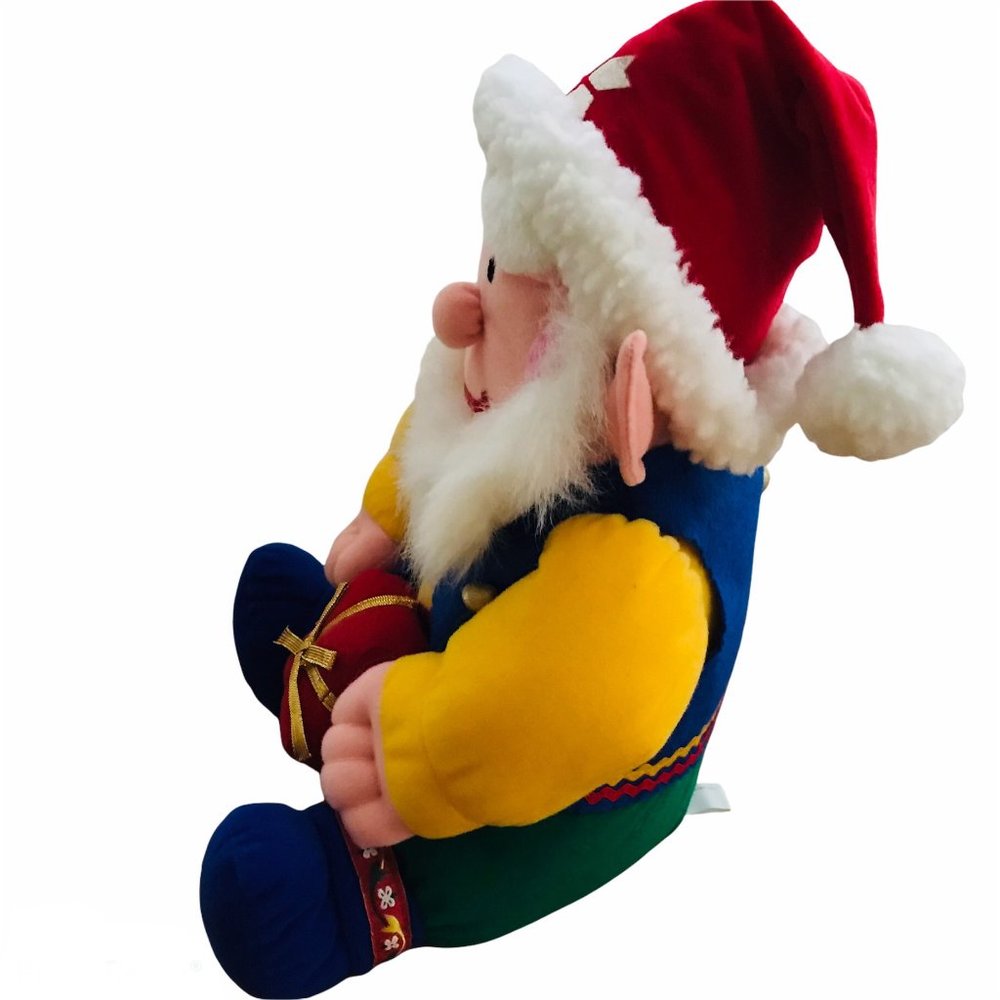 Plush International Silver Elf 14" Tall Santas Helper Christmas Winter Toy Decor - Picture 8 of 11
